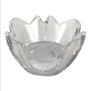1950s MCM Orrefors Crystal Bowl Signed